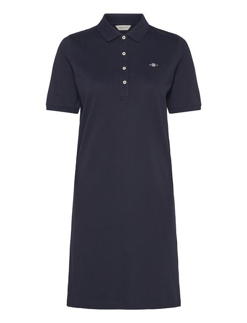 Shield Ss Pique Polo Dress GANT Navy