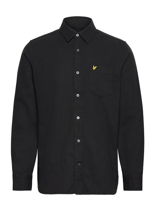 Se Worsted Twill Shirt Lyle & Scott Black ved Booztlet
