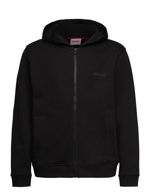 Hooded Cardigan Hugo Kids Black