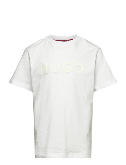 Short Sleeves Tee-Shirt Hugo Kids White