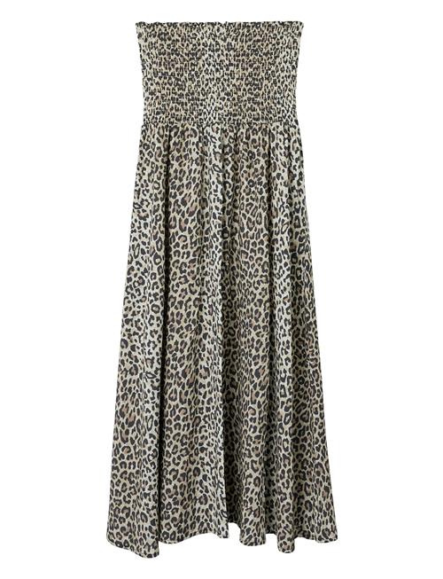 Nlfleosandy Maxi Skirt LMTD Brown