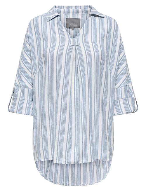 Carcaro 3/4 Linen Bl Tunic Pnt ONLY Carmakoma Blue