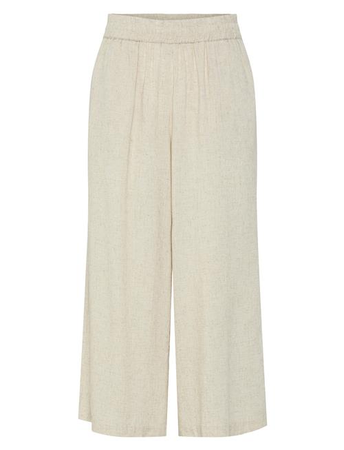 Pcpia Hw Wide Culotte Wvn Noos Pieces Beige