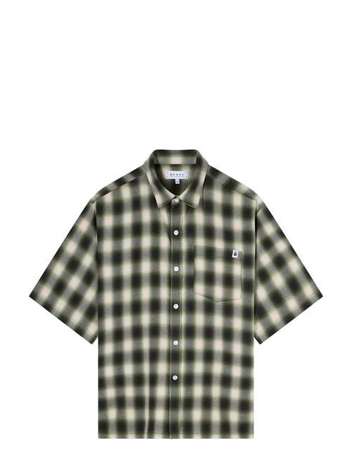 Millbury Shirt Ss - Green / Black Edwin Green