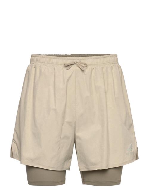Odlo Zeroweight 5 Inch 2-In-1 Short Odlo Beige