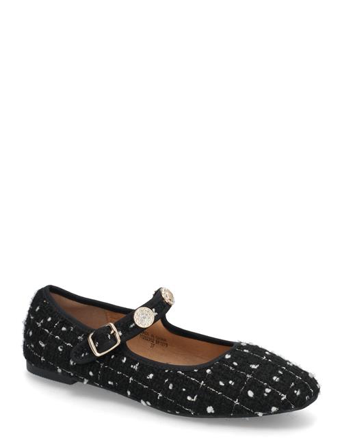 Bialilja Trimmed Mary Jane Textile Bianco Black