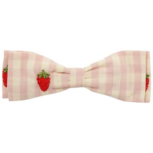 Se Flöss Dolly Bow Hårklemme Pink Berry Gingham | Lyserød | 0 ved Babyshop