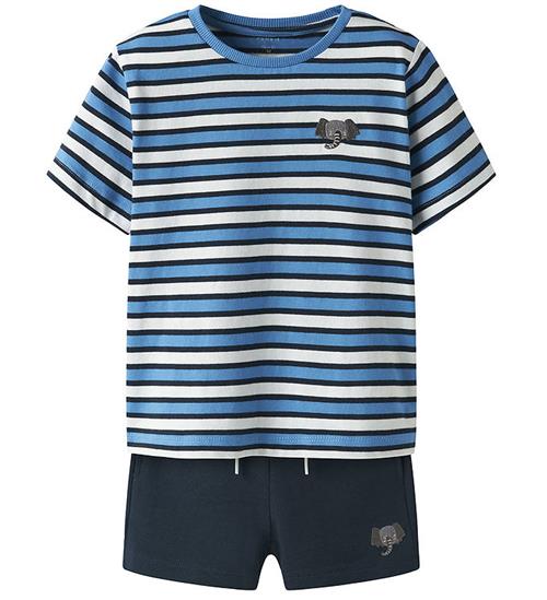 Name It Shortssæt - NmmJellan/Janko - Marina/W Dark Sapphire