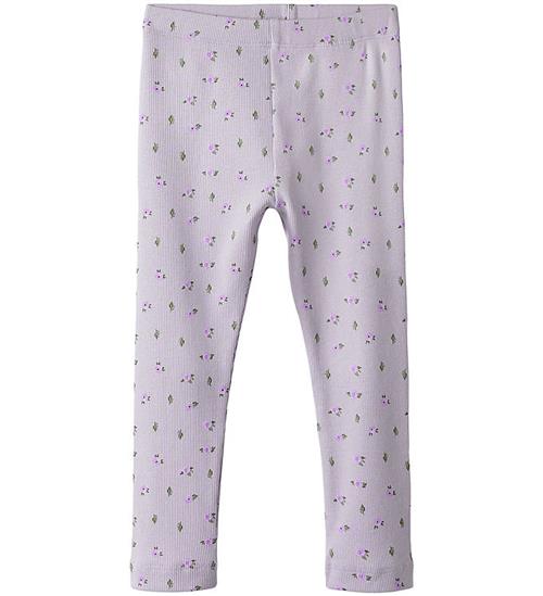 Name It Leggings - Rib - NmfHofie - Misty Lilac