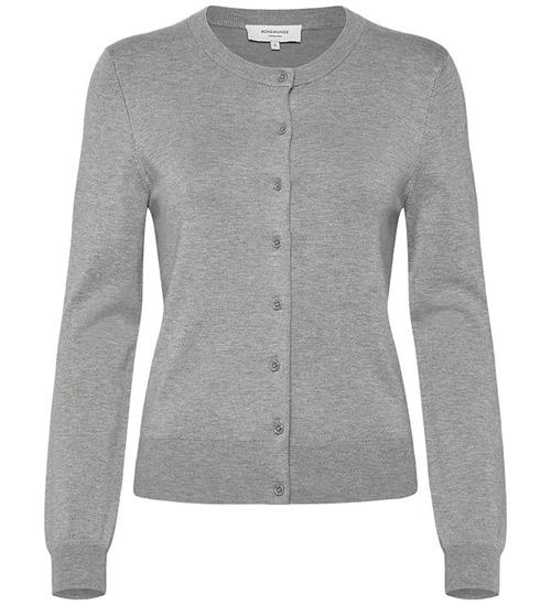 Rosemunde Cardigan - Strik - Denise - Light Grey Melange
