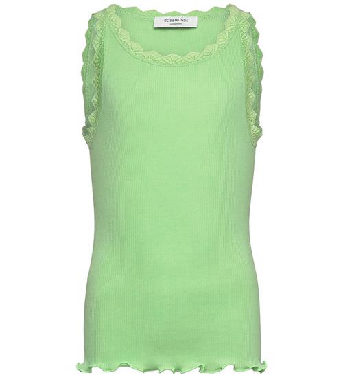 Rosemunde Top - Rib - Modal - Balta - Pistachio Green