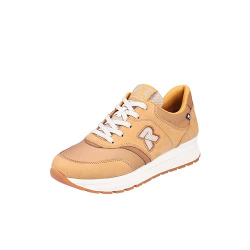 Rieker Sneaker low  lysebrun / safran / hvid