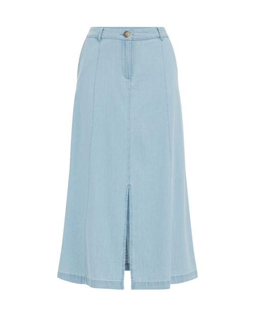 WE Fashion Nederdel  lyseblå
