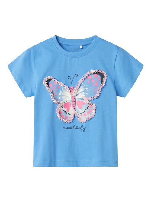 NAME IT Bluser & t-shirts 'NMFDitto'  himmelblå / pink / lyserød / sort