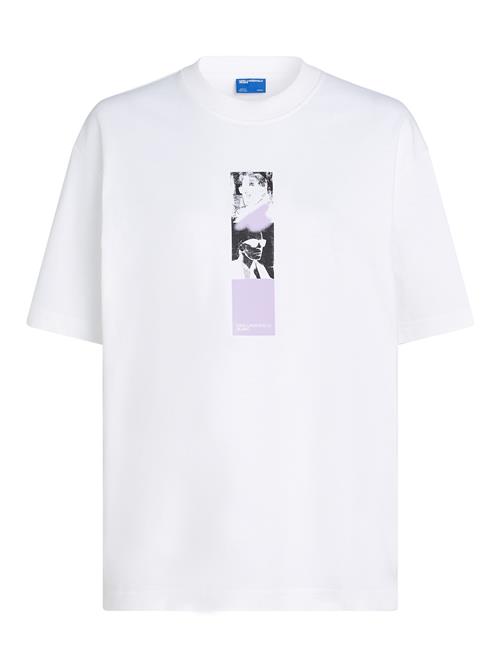 KARL LAGERFELD JEANS Shirts  lavendel / sort / hvid