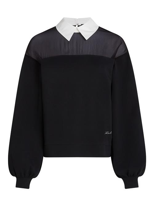 Karl Lagerfeld Sweatshirt  sort / hvid