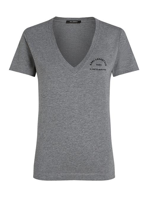 Karl Lagerfeld Shirts 'Rue St-Guillaume'  grå / sort
