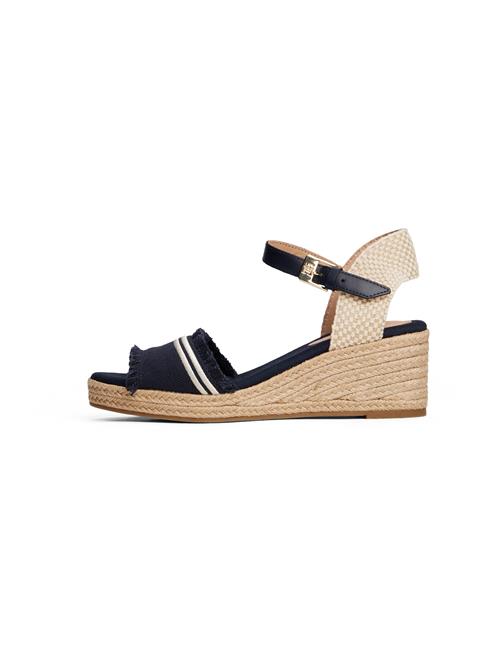 TOMMY HILFIGER Sandaler  natblå / hvid