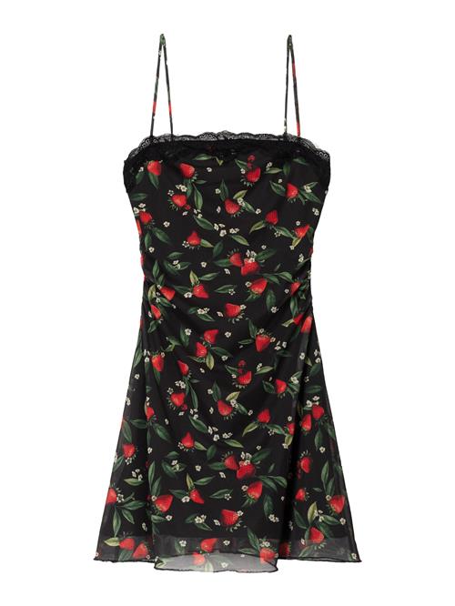 Se Bershka Jumpsuit  grøn / rød / sort / hvid ved About You