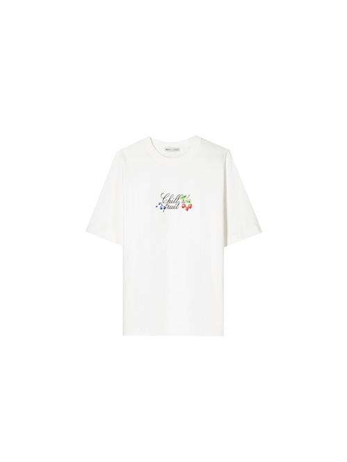 Bershka Shirts  grøn / rød / sort / hvid