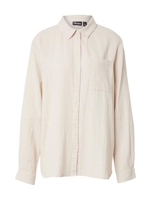PIECES Bluse 'PCSastina'  greige