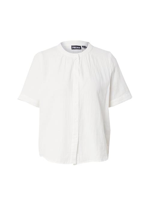 PIECES Bluse 'PCSASTINA'  hvid