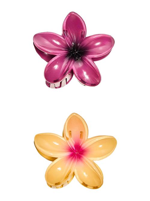 Bershka Hårsmykke  mørkelilla / orange / fuchsia / vinrød