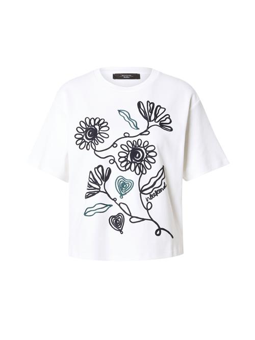 Weekend Max Mara Shirts 'LECCO'  cyanblå / sort / hvid