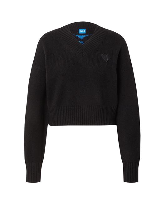 HUGO Pullover 'Scutie_B'  royalblå / sort