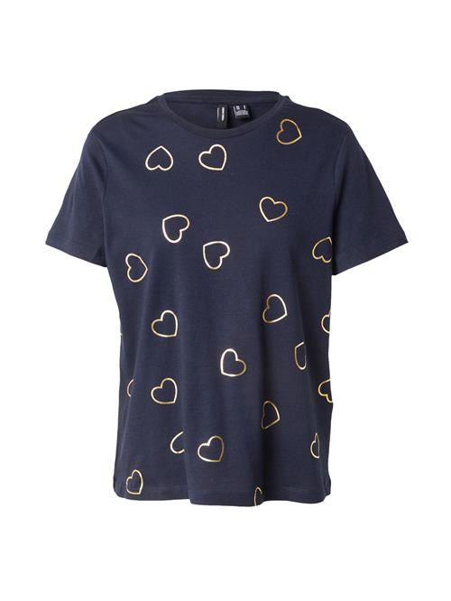 VERO MODA Shirts  natblå / guld