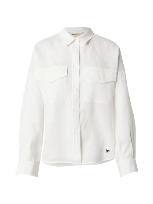 Weekend Max Mara Bluse 'SPOLETO'  sort / hvid