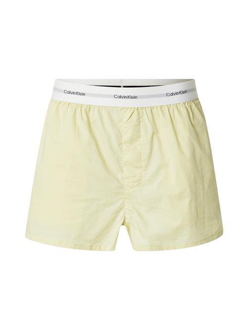 Calvin Klein Underwear Pyjamasbukser  pastelgul / lysegrå / sort / hvid