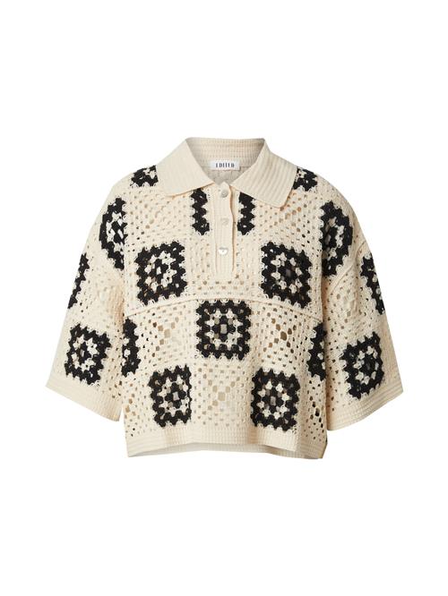 EDITED Cardigan 'Anaya'  chamois / sort