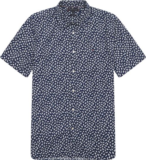 Tommy Hilfiger 39469 LINEN BLEND AOP SS RF SHIRT Skjorter