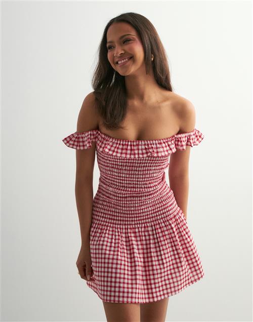 Nelly - Rød - Smock Dress
