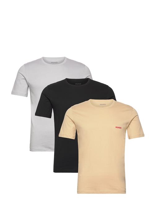 Se T-Shirt Rn Triplet P HUGO Cream ved Booztlet