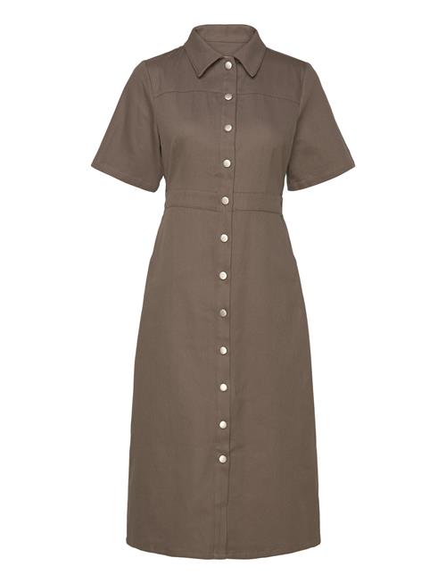 Se Benita Long Dress Noella Brown ved Booztlet
