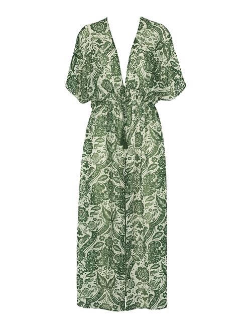 Aaleena Beach Dress Missya Green
