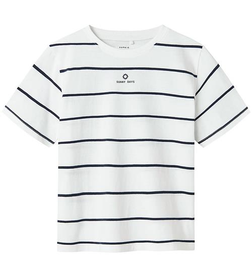 Name It T-shirt - NkmJaben - Bright White/Navy Blazer