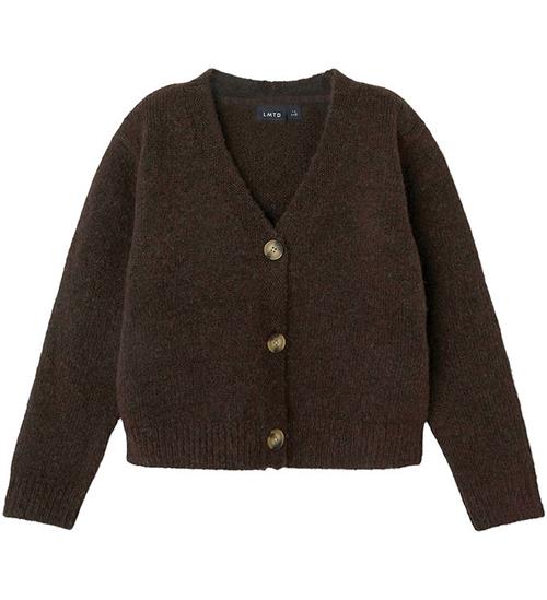 LMTD Cardigan - Strik - NlfNede - Chocolate Brown