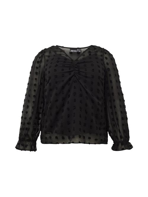 PIECES Curve Bluse 'SYMMA'  sort