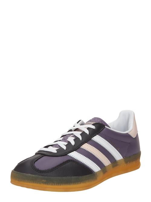 ADIDAS ORIGINALS Sneaker low 'Gazelle'  kit / mørkelilla / sort / hvid