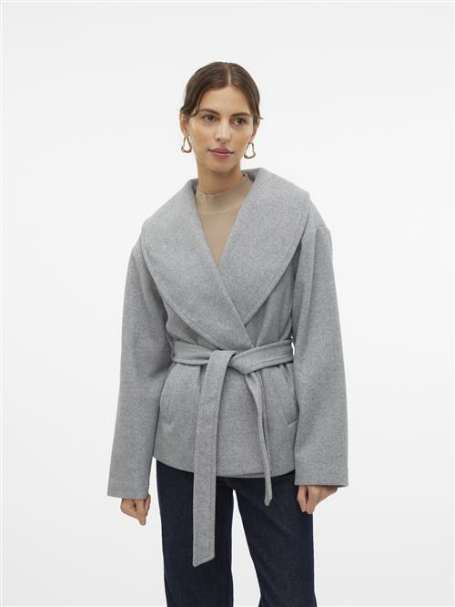 VERO MODA Overgangsfrakke 'Anne Bergen'  grå