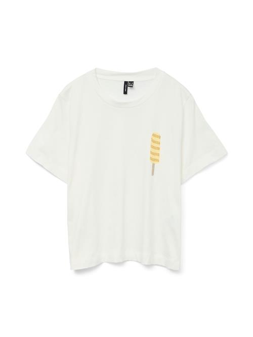 VERO MODA Shirts 'VMBerta Mette'  brokade / gul / lysegul / hvid