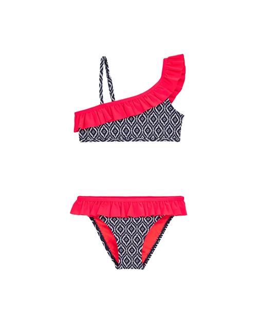 WE Fashion Bikini  mørkeblå / rød / hvid
