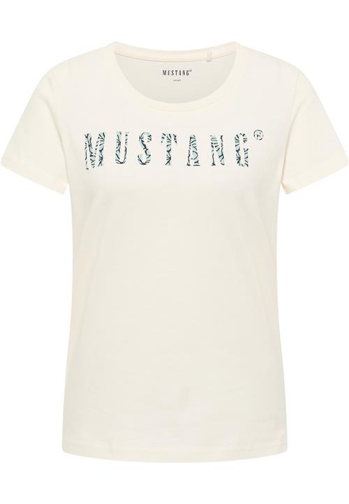 MUSTANG Shirts 'ALMA'  lysegrøn / mørkegrøn / offwhite