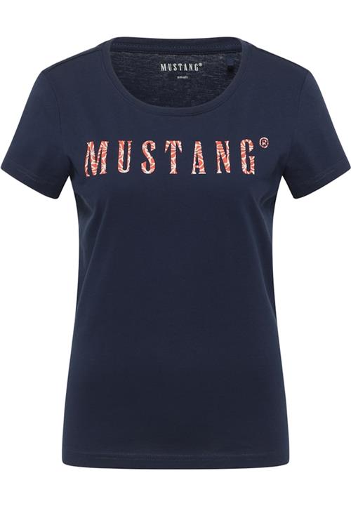 MUSTANG Shirts 'ALMA'  navy / knaldrød / hvid