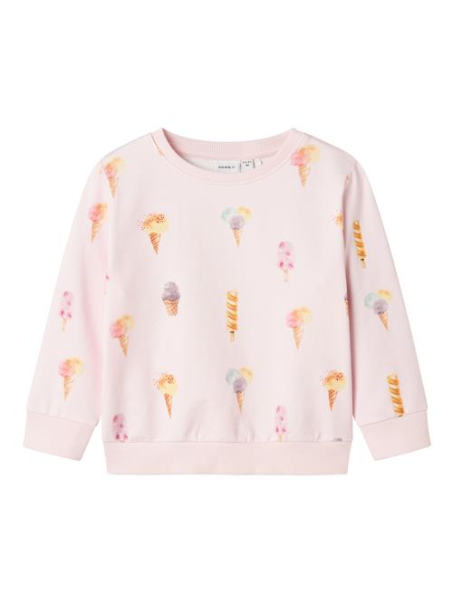 NAME IT Sweatshirt 'NMFJillian'  lilla / lyseorange / lyserød