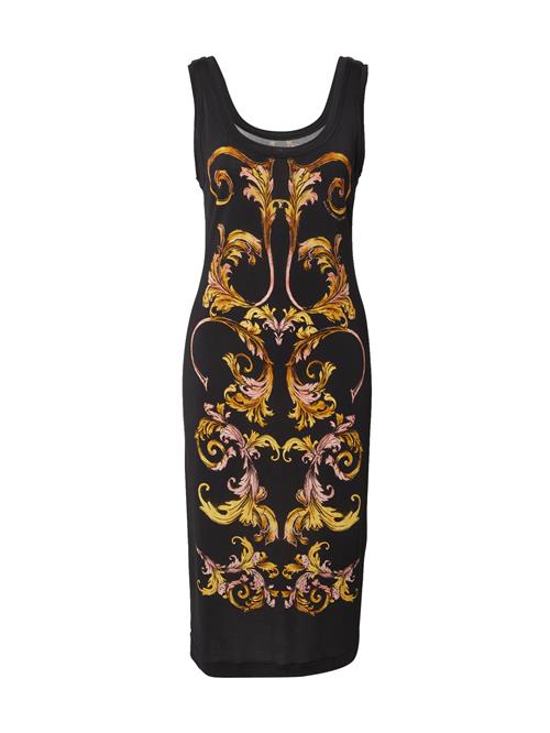 Versace Jeans Couture Kjole 'ORGANZINO'  gul / sort