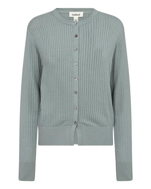SOAKED IN LUXURY Cardigan  røgblå